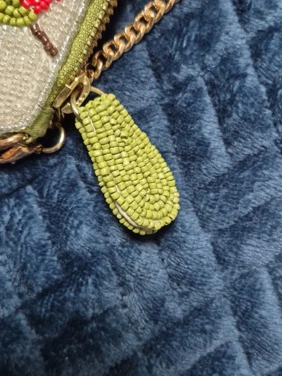 Anthropologie Martini Glass Beaded Icon Crossbody Bag, New With Tags - Picture 5 of 17